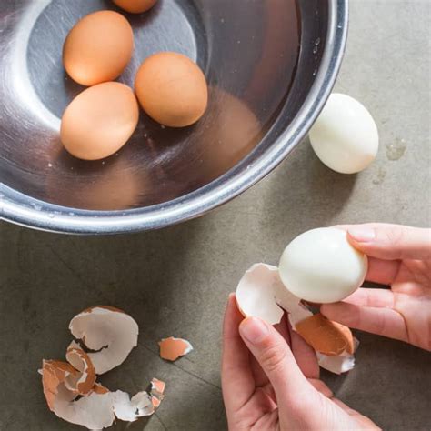 leave shells on hard boiled eggs americas test kitchen|how to make hard boiled eggs.